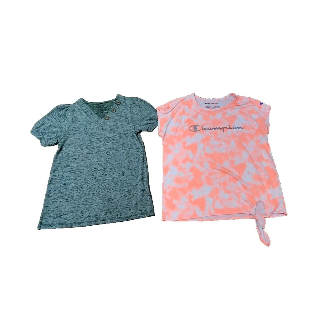 EUC Huge Lot Girls Clothes 15 pieces‎ T- SHIRTS /TANK TOP/SHORTS Size 12-18MONTH